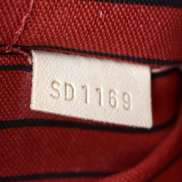 LOUIS VUITTON Neverfull Monogram Canvas Pochette Wristlet Pouch Brown