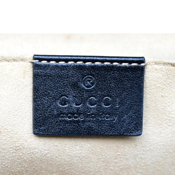 GUCCI GG Marmont Small Matelasse Leather Crossbody Bag Black 447632