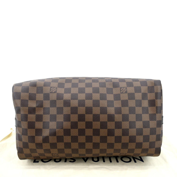 LOUIS VUITTON Speedy 35 Bandouliere Damier Ebene Shoulder Bag Brown