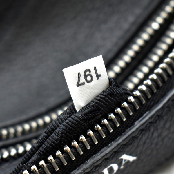 PRADA Leather Tote Bag Black