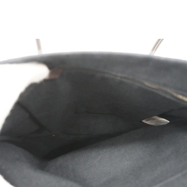 HERMES Aline Grooming Swift Canvas Backpack Bag Navy Blue