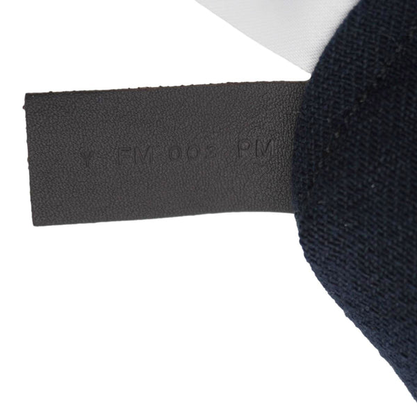 HERMES Aline Grooming Swift Canvas Backpack Bag Navy Blue