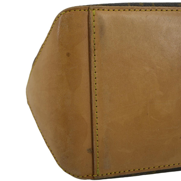 LOUIS VUITTON Cabas Piano Monogram Canvas Shoulder Bag Brown