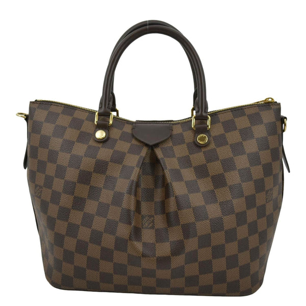 LOUIS VUITTON Siena MM Damier Ebene Shoulder Bag Brown