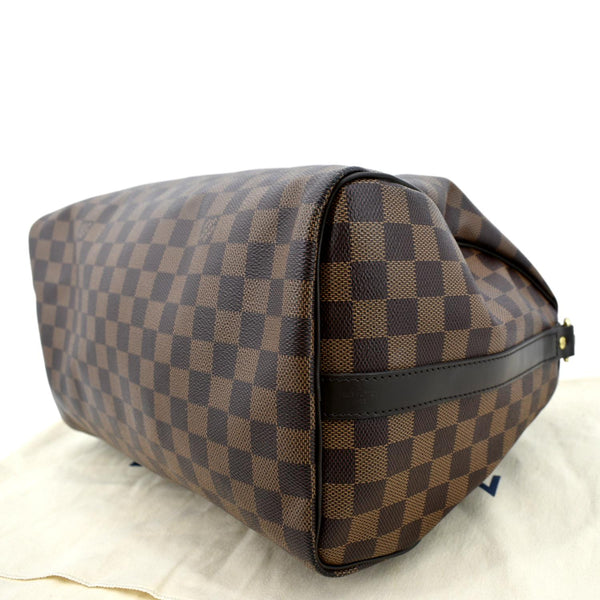 LOUIS VUITTON Speedy 35 Bandouliere Damier Ebene Shoulder Bag Brown
