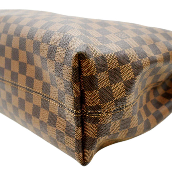 LOUIS VUITTON Graceful MM Damier Ebene Shoulder Bag Brown