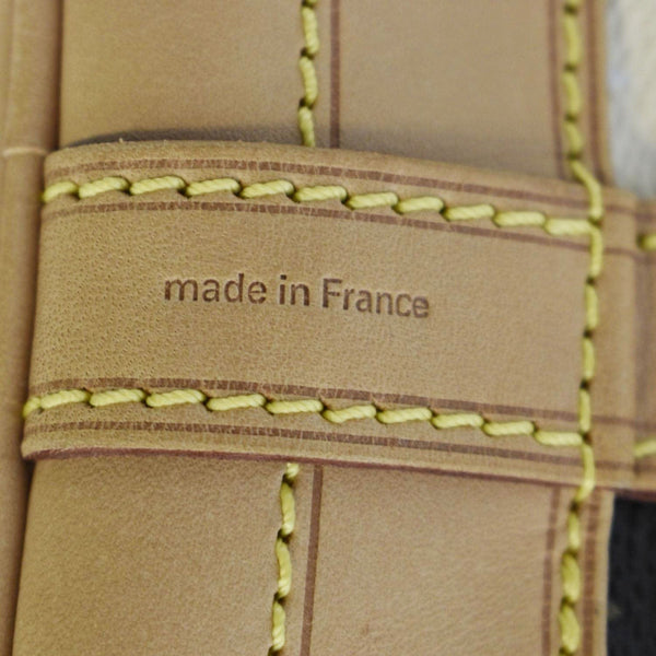 LOUIS VUITTON Noe Monogram Rayures Shoulder Bag Ivory