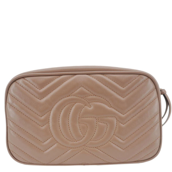 GUCCI GG Marmont Small Matelasse Camera Bag – Back View