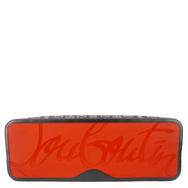 CHRISTIAN LOUBOUTIN Cabata Leather Tote Bag Navy Blue