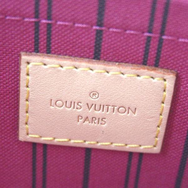 LOUIS VUITTON Monogram Canvas Wristlet Pouch Pivoine