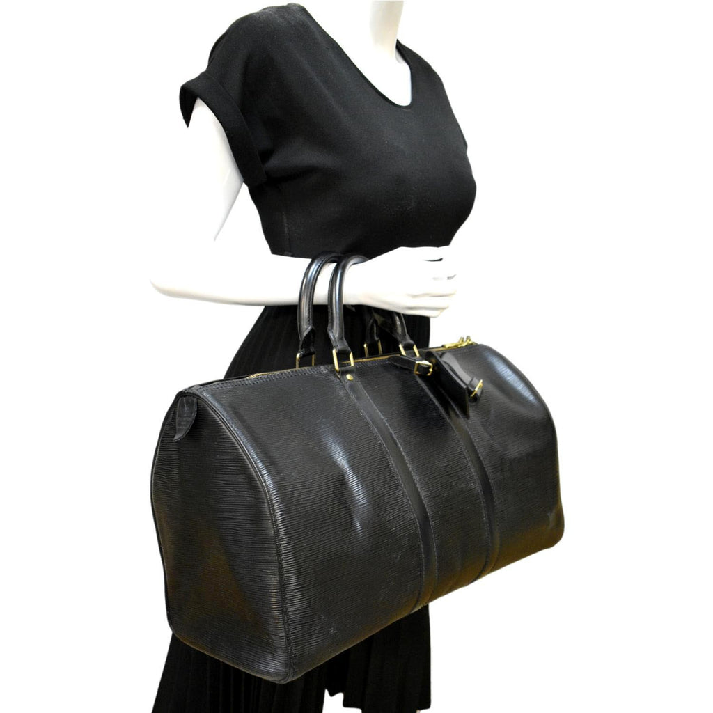 Louis Vuitton LV Keepall 45 Green Epi Leather handbag Travel