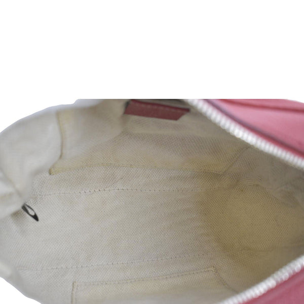 GUCCI Soho Disco Pebbled Leather Crossbody Bag Red 308364