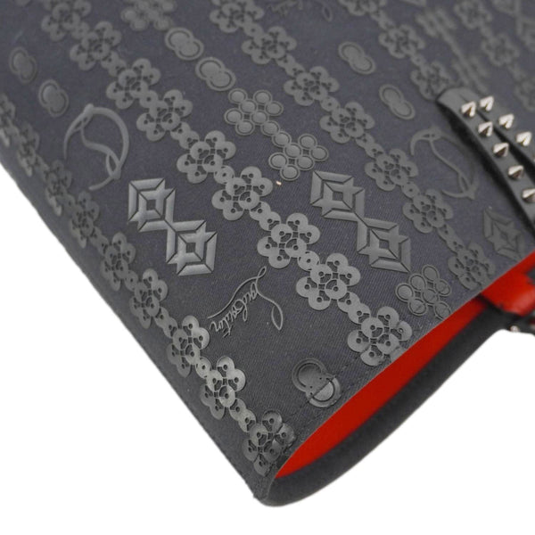 CHRISTIAN LOUBOUTIN Cabata Leather Tote Bag Navy Blue