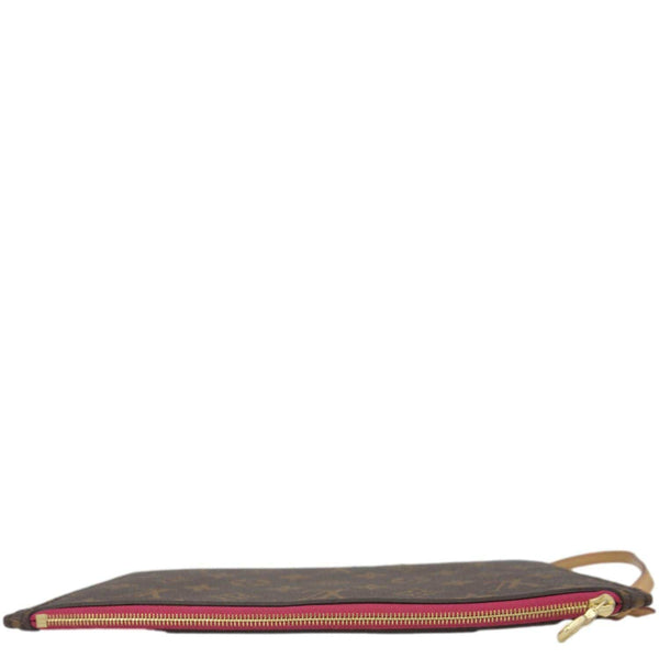 LOUIS VUITTON Monogram Canvas Wristlet Pouch Pivoine