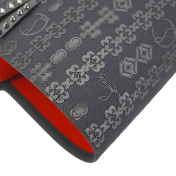 CHRISTIAN LOUBOUTIN Cabata Leather Tote Bag Navy Blue