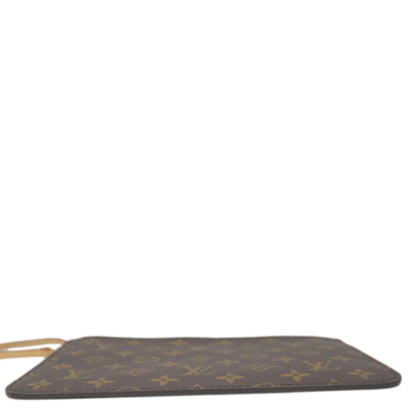 LOUIS VUITTON Monogram Canvas Wristlet Pouch Pivoine