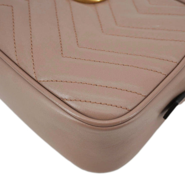GUCCI GG Marmont Small Matelasse Camera Bag – Rubbed Corner