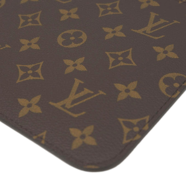 LOUIS VUITTON Monogram Canvas Wristlet Pouch Pivoine