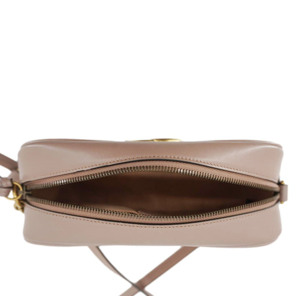 GUCCI GG Marmont Small Matelasse Camera Bag – Open Zip View