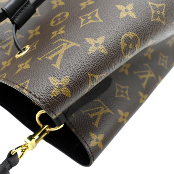 LOUIS VUITTON Neonoe Monogram Canvas Shoulder Bag Brown