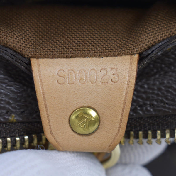 LOUIS VUITTON Cabas Piano Monogram Canvas Shoulder Bag Brown