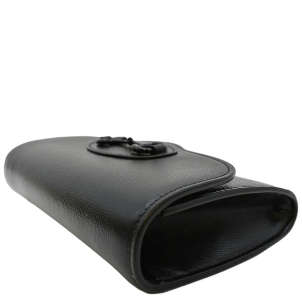 GUCCI Horsebit 1955 Mini Leather Crossbody Bag Black 724713