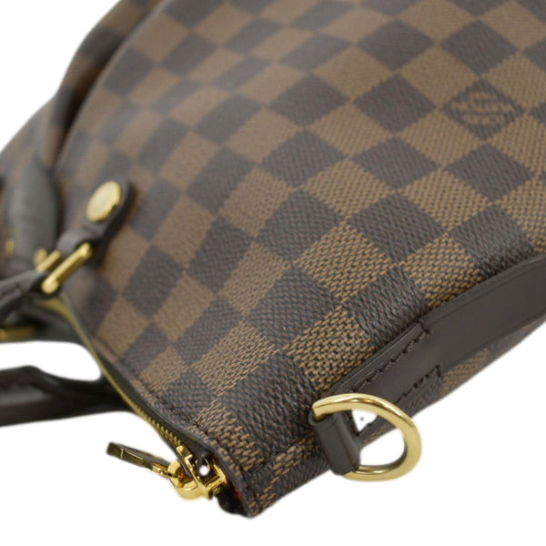 LOUIS VUITTON Siena MM Damier Ebene Shoulder Bag Brown