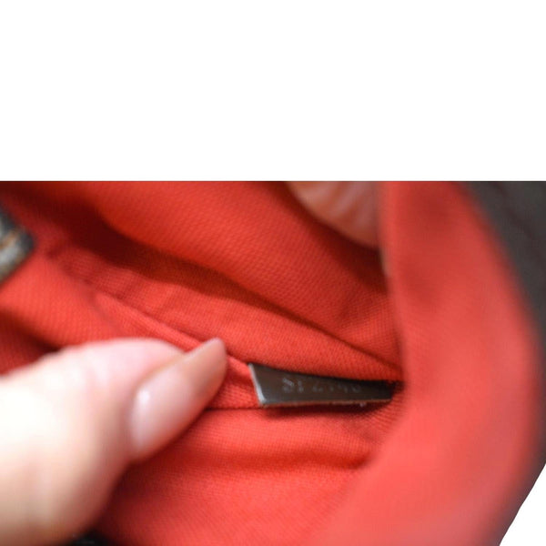 LOUIS VUITTON Bloomsbury PM Damier Ebene Crossbody Bag Brown