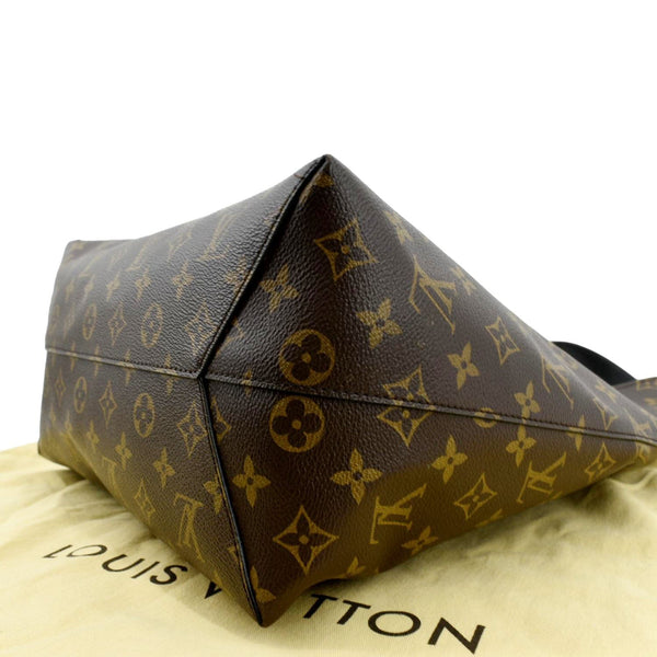 LOUIS VUITTON Flower Hobo Monogram Canvas Shoulder Hobo Bag Brown