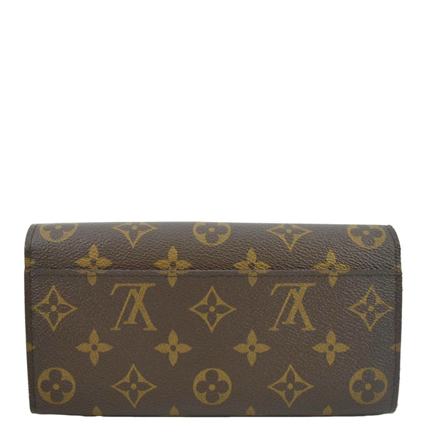 LOUIS VUITTON Sarah Monogram Canvas Wallet Cerise