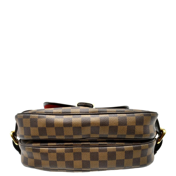 LOUIS VUITTON Highbury Damier Ebene Shoulder Bag Brown