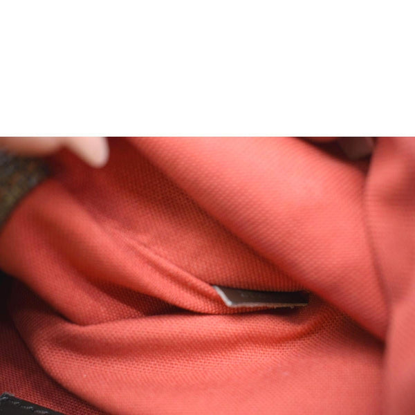 LOUIS VUITTON Bloomsbury PM Damier Ebene Crossbody Bag Brown