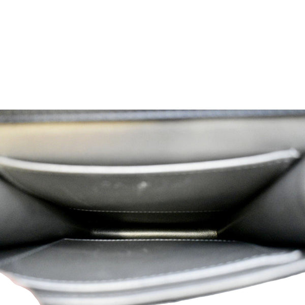 CHANEL Chic Pearls Flap Quilted Calfskin Leather Shoulder Bag Black