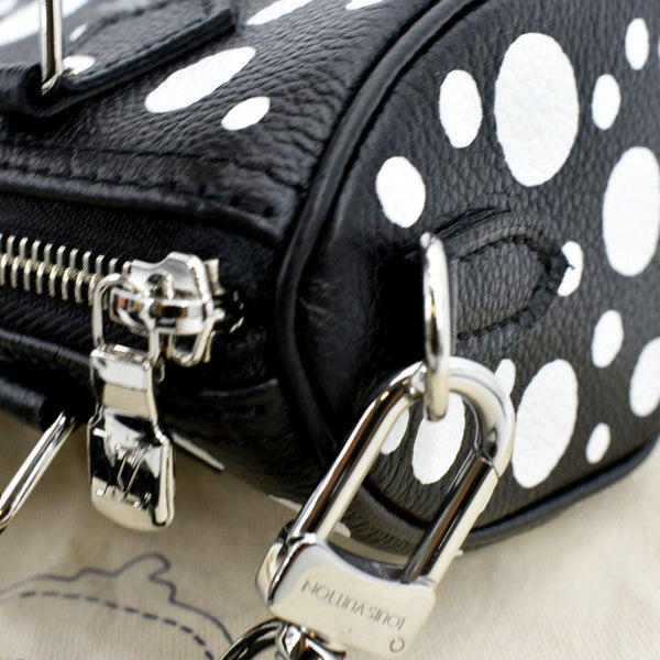 LV x YK Nano Speedy Monogram Empreinte Leather Shoulder Bag