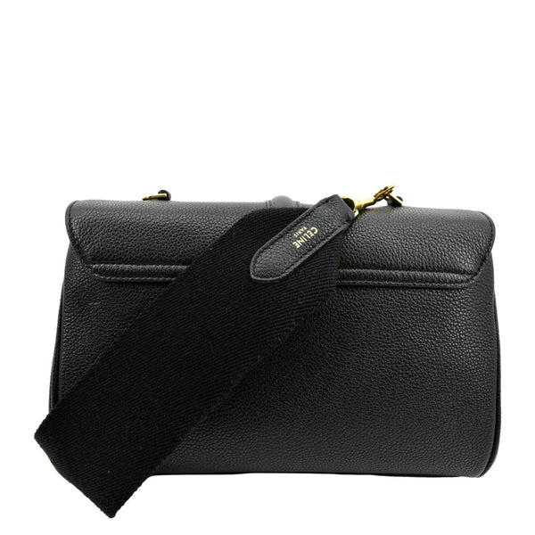 CELINE Teen 16 Calfskin Leather Crossbody Bag Black