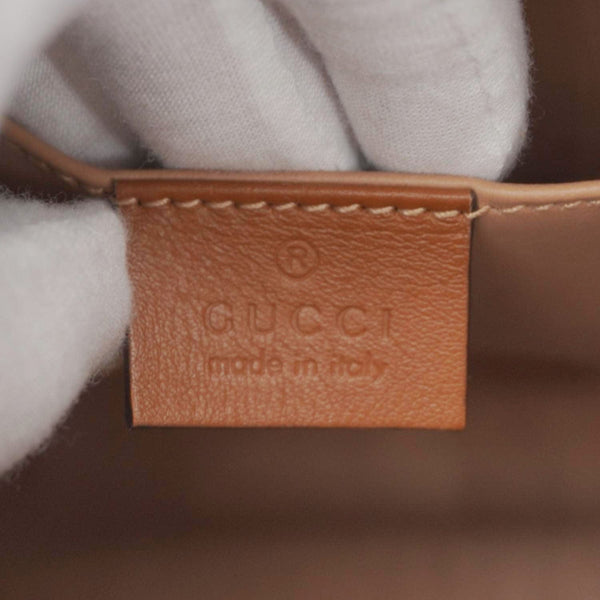 GUCCI Diana Small Snakeskin Leather Tote Bag Orange 660195