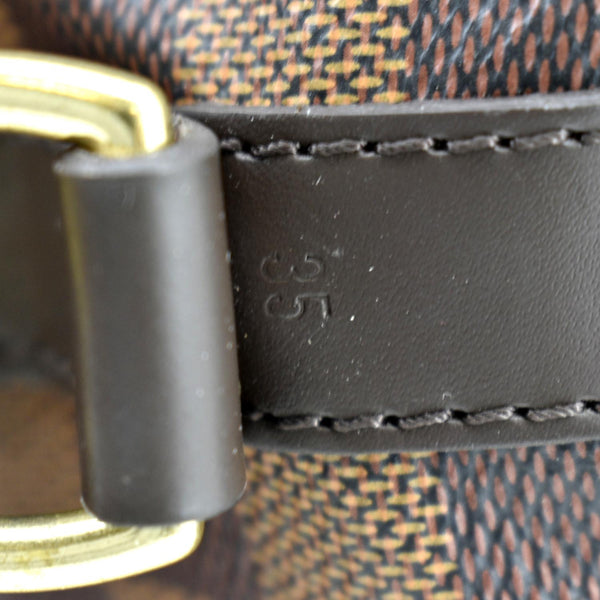 LOUIS VUITTON Speedy 35 Bandouliere Damier Ebene Shoulder Bag Brown