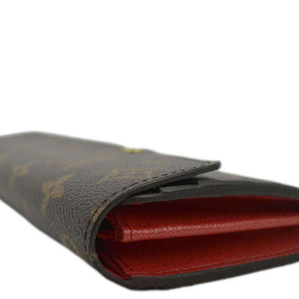 LOUIS VUITTON Sarah Monogram Canvas Wallet Cerise