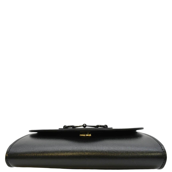 GUCCI Horsebit 1955 Mini Leather Crossbody Bag Black 724713