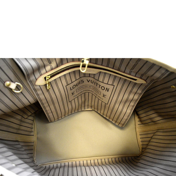 LOUIS VUITTON Neverfull GM Monogram Canvas Tote Bag Brown