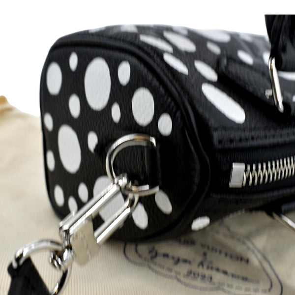 LV x YK Nano Speedy Monogram Empreinte Leather Shoulder Bag