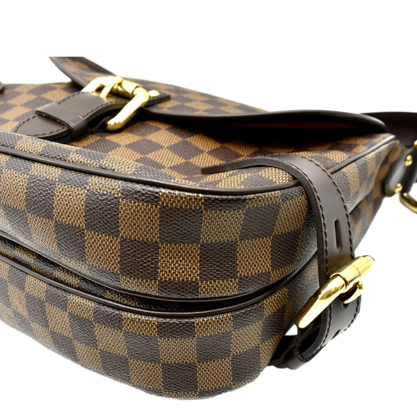 LOUIS VUITTON Highbury Damier Ebene Shoulder Bag Brown