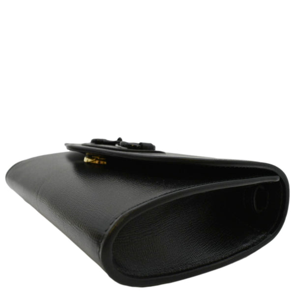 GUCCI Horsebit 1955 Mini Leather Crossbody Bag Black 724713