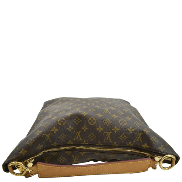 LOUIS VUITTON Sully MM Monogram Canvas Shoulder Bag Brown