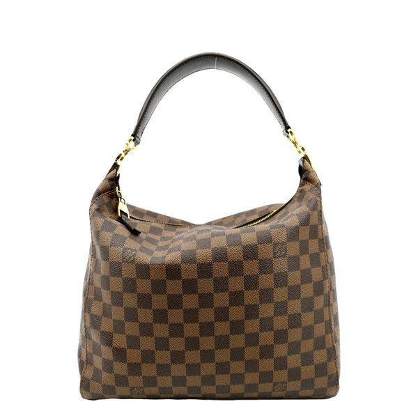 LOUIS VUITTON Portobello PM Damier Ebene Shoulder Bag Brown