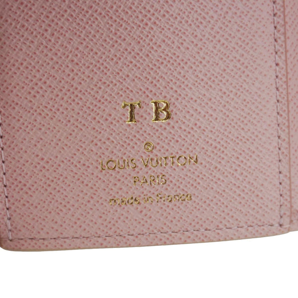 LOUIS VUITTON Victorine Damier Azur Wallet Rose Ballerine