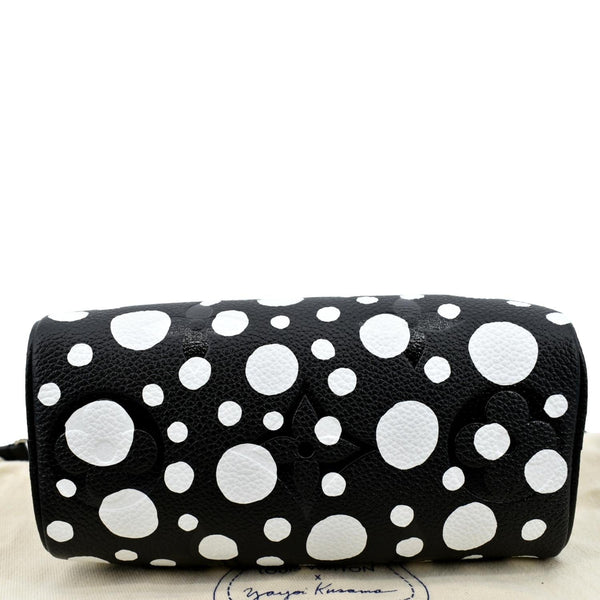 LV x YK Nano Speedy Monogram Empreinte Leather Shoulder Bag