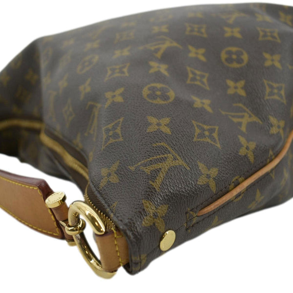 LOUIS VUITTON Sully MM Monogram Canvas Shoulder Bag Brown