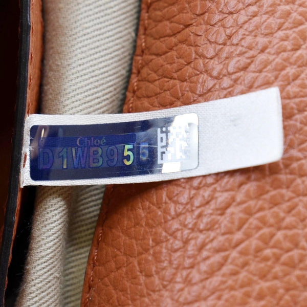 CHLOE Marcie Leather Crossbody Bag Orange