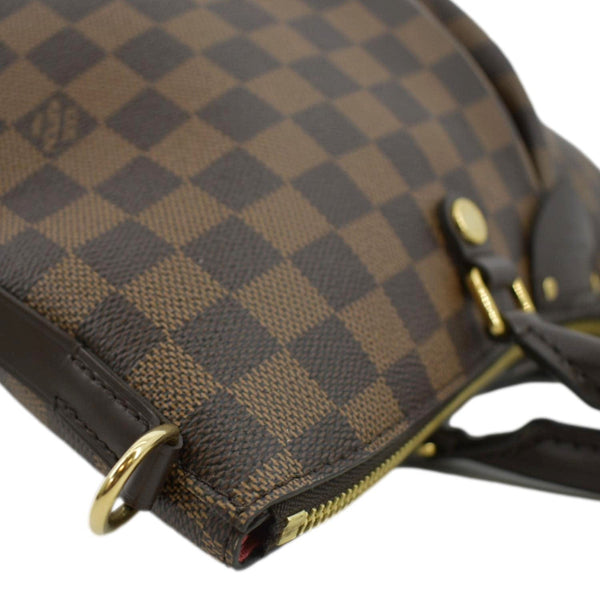 LOUIS VUITTON Siena MM Damier Ebene Shoulder Bag Brown